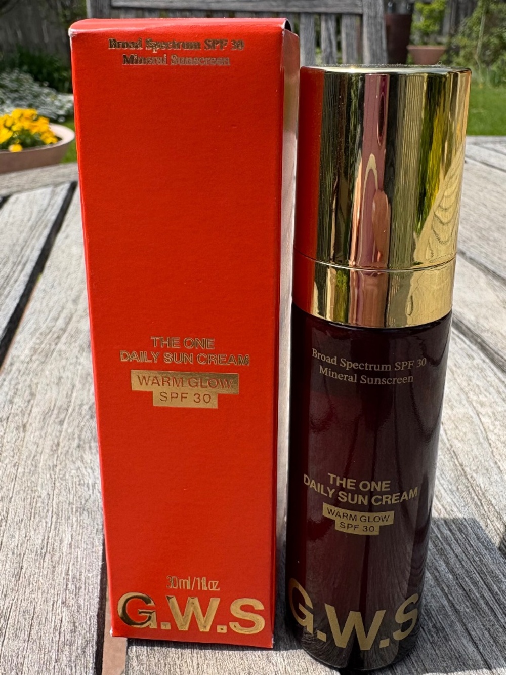 NIB - Good Weather Skin “The One” Daily Sun Cream SPF 30 - Warm Glow